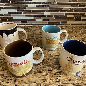 Starbucks collector mugs